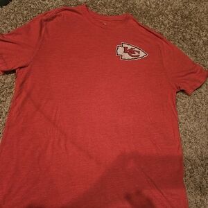 Fanatics Red Kansas City Chiefs Logo Tee